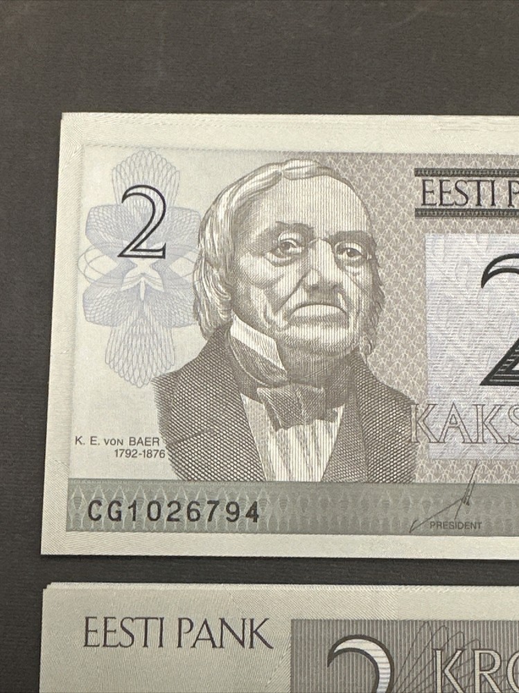 BANKNOTE 2006 ESTONIA Republic 2 KROONI UNC