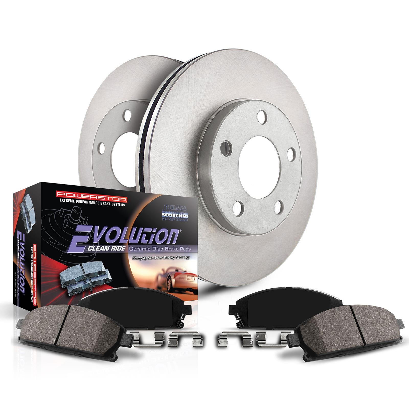 Power Stop Autospecialty Stock Replacement Brake Kit KOE2292