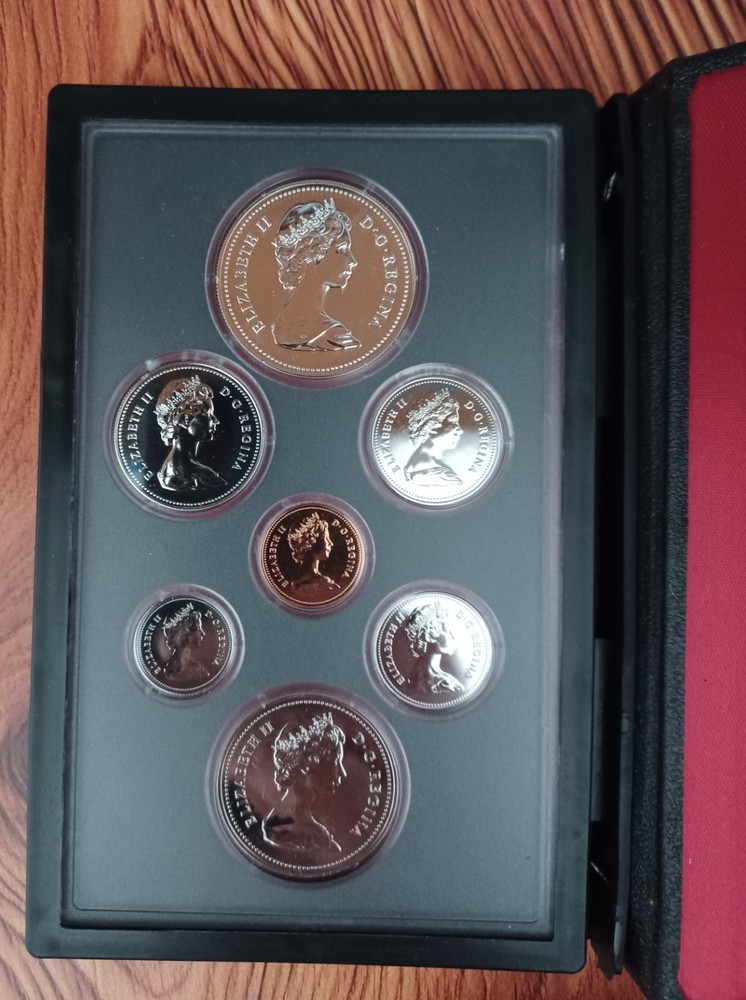1980 Canada Silver Dollar Proof Set - Polar Bear - All Original Packaging