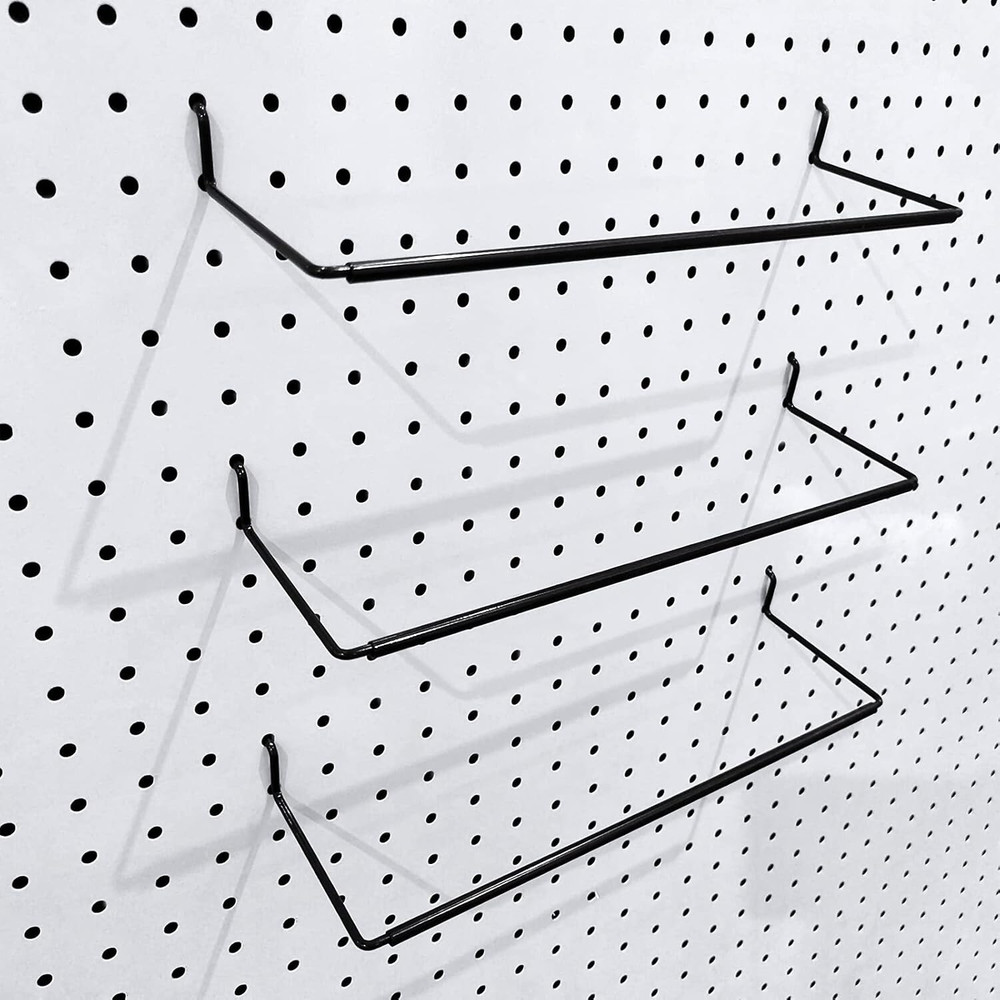 5 Pack Extendable Pegboard Paper Towel Holder,Pegboard Hook for Workshop,Garage,