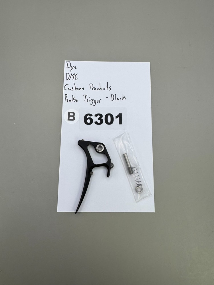 Dye DM6 Custom Products Rake Trigger-Black