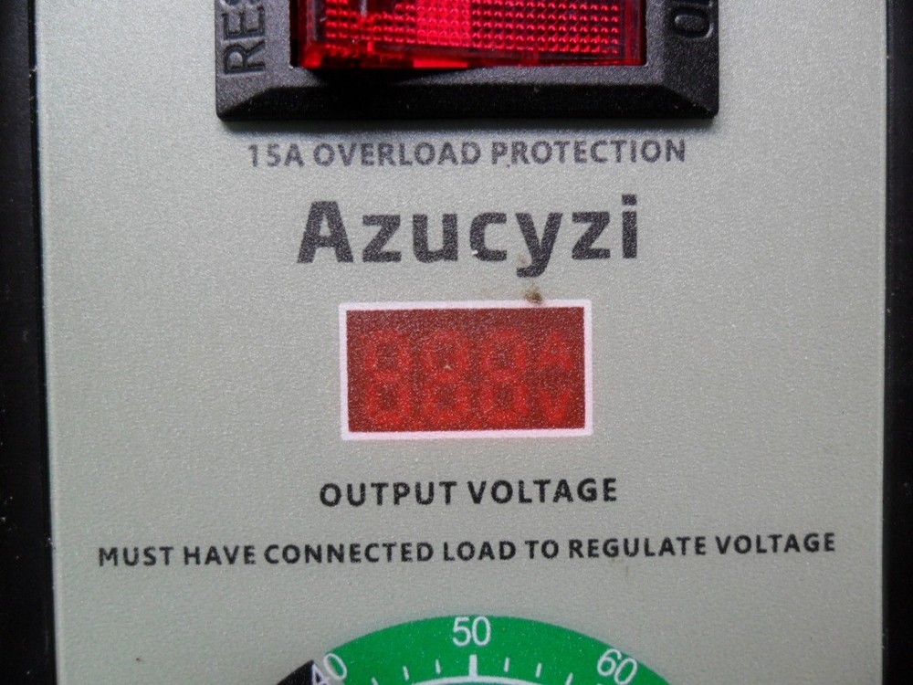 AC Motor Variable Speed Controller 120V 15A 4000W & Overload Protection Switch