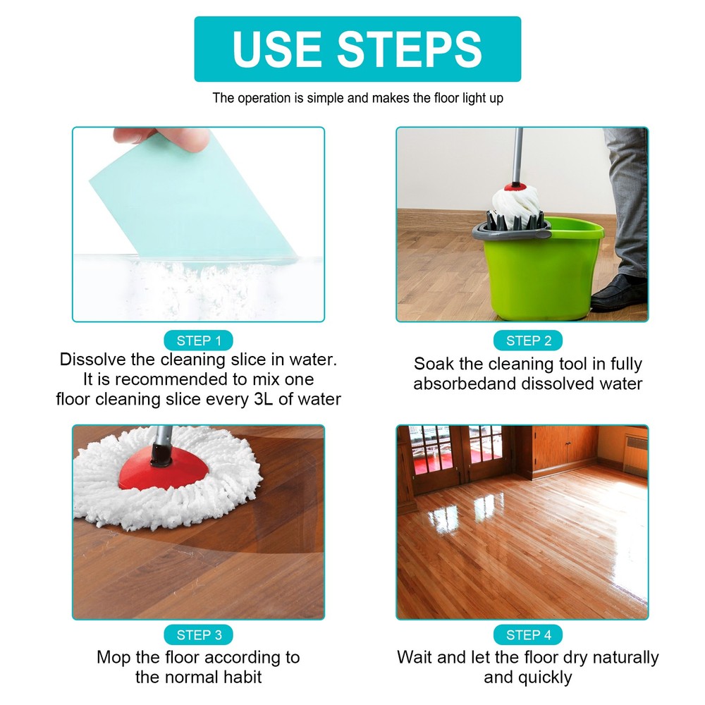 Floor Multi-effect Cleaning Tablet Clear Shake Tone Qui Hand