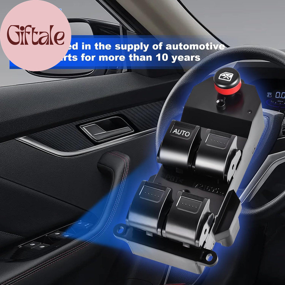Master Power Window Switch Front Driver Side Compatible with Honda Civic 2001-20