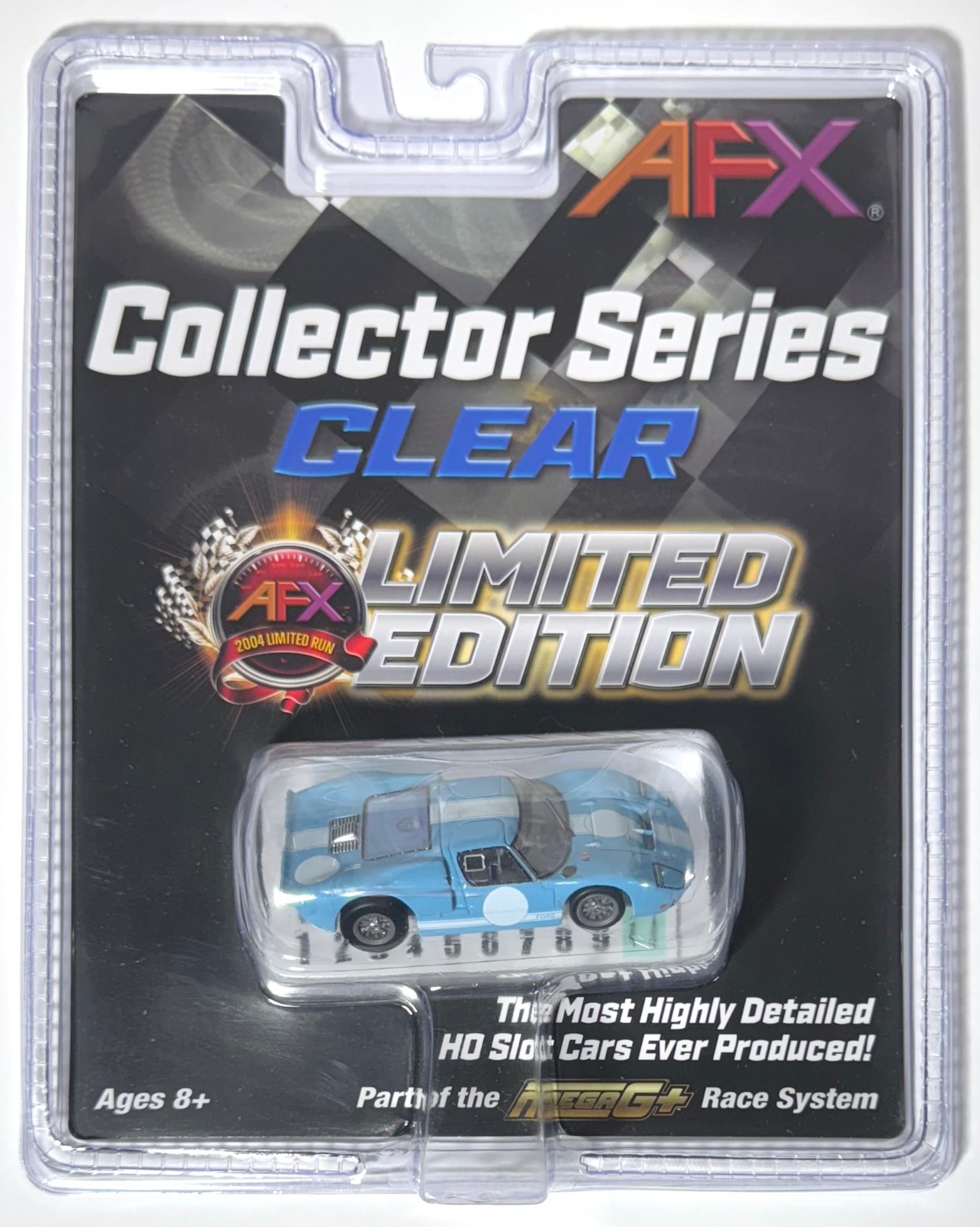 2025 AFX MegaG+ FORD GT40 CHASSIS #1085 Slot Car Limited Edition w/Sticker Sheet