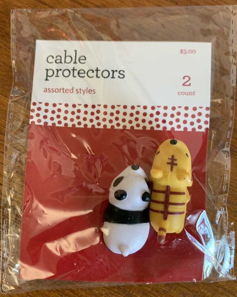 Design Group Cable Protectors - Two Animals - NEW