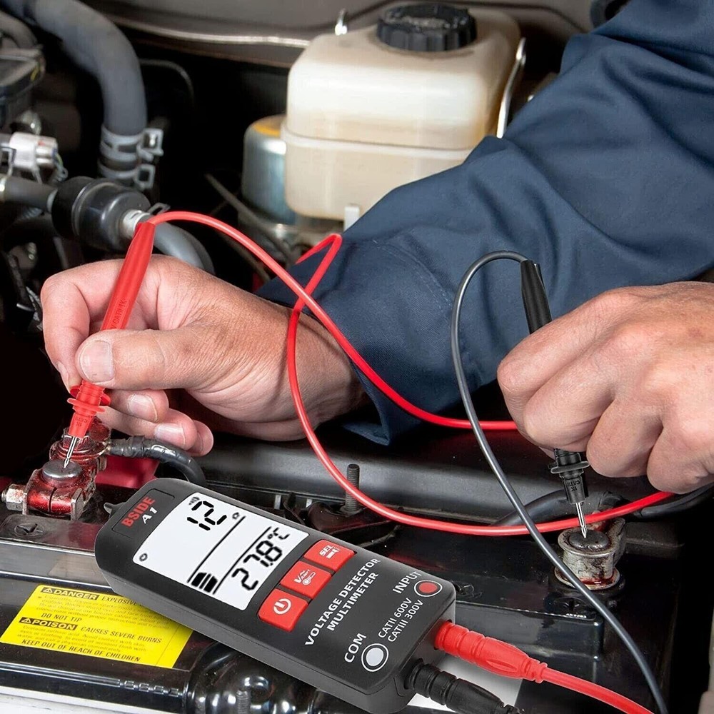 A1 Fully Automatic Digital Multimeter Backlight Voltage Tester Voltmeter DC AC