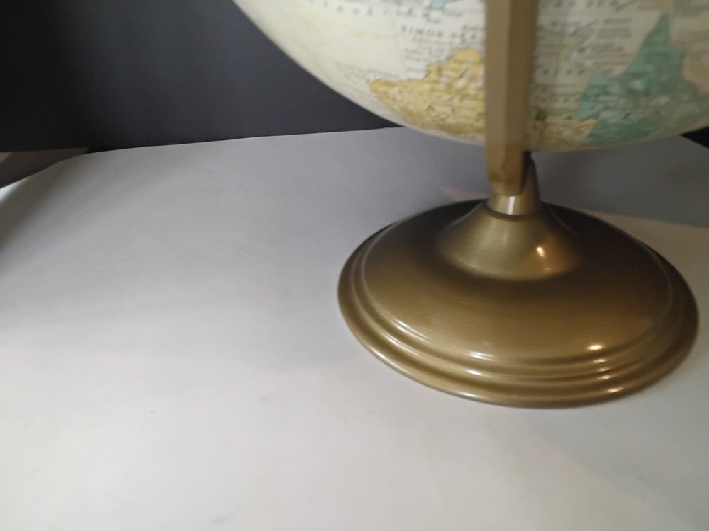 Crams Imperial World Globe. Learning Geography Excellent Condition