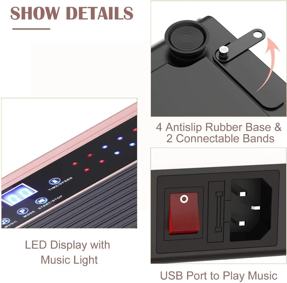 Vibration Plate Exercise Machine Whole Body Vibration Platform Machine with Pila