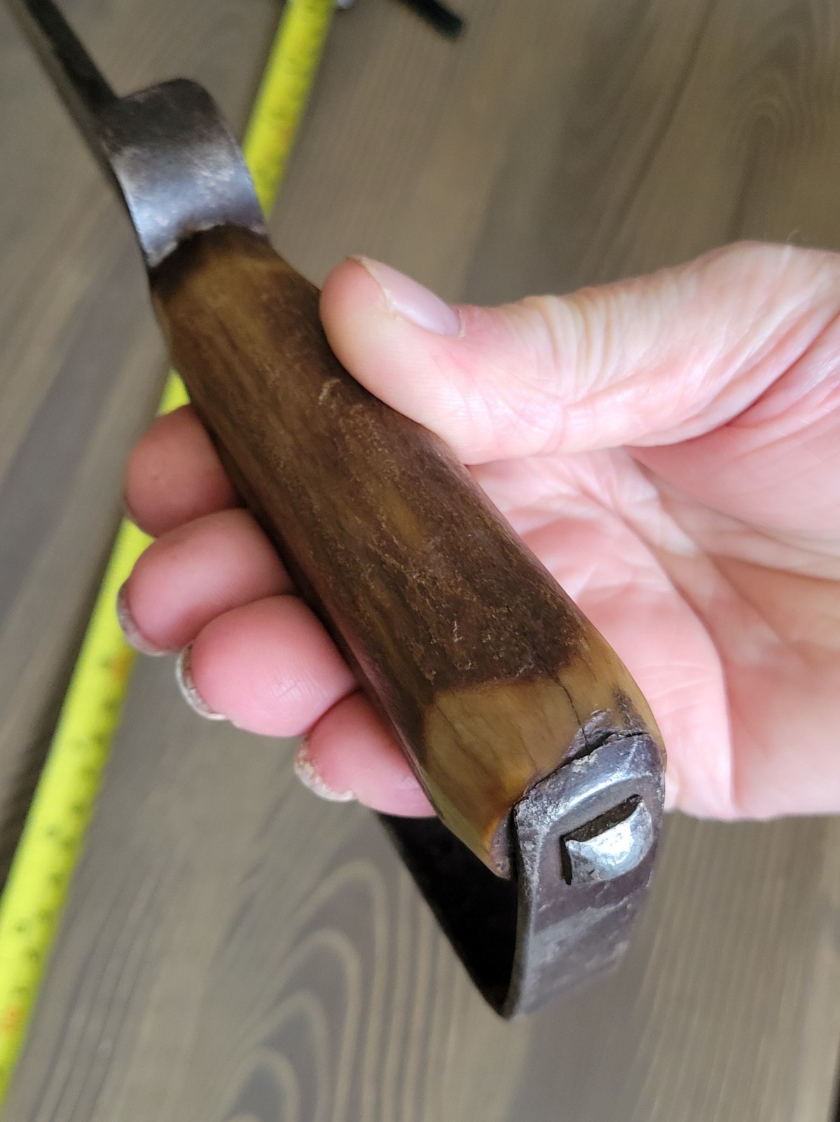 Civil War Confederate Field Made D-Guard Bowie Knife, Used