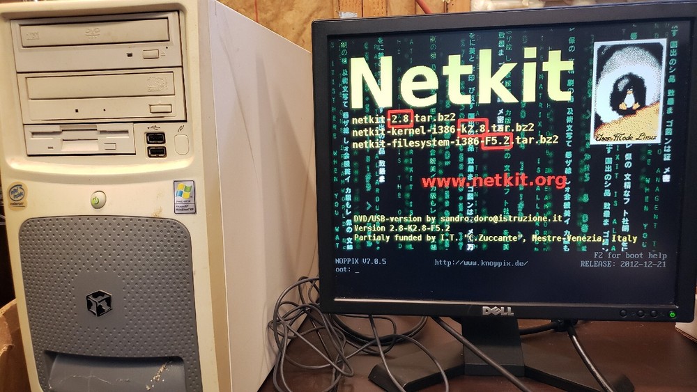 NetKit 2.8 Live/Install DVD-ROM - Network Emulation