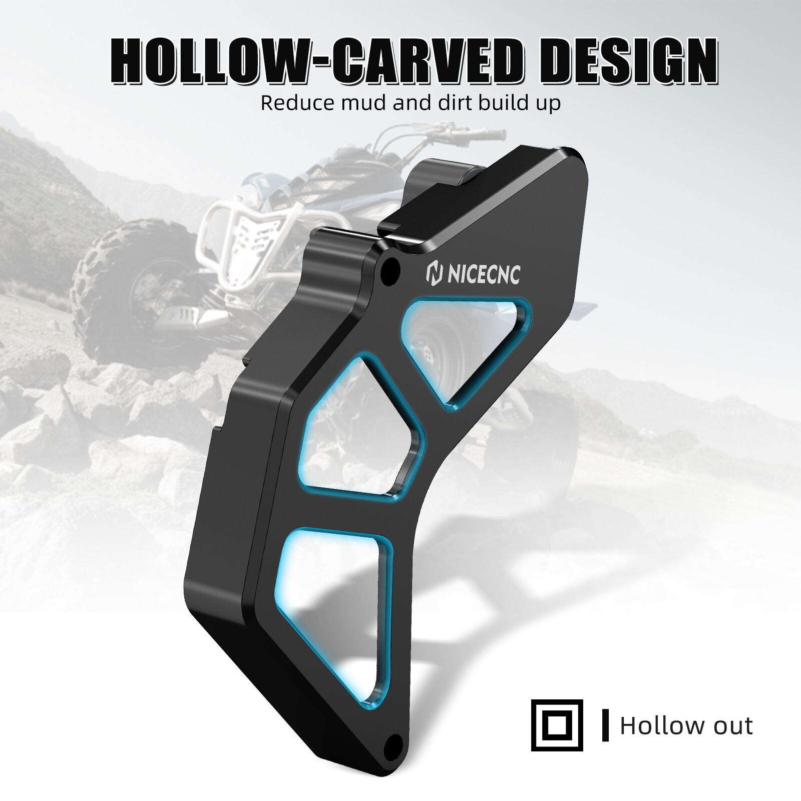 For Yamaha Raptor 700 700R Case Saver Sprocket Cover Guard 2006-2025 NICECNC