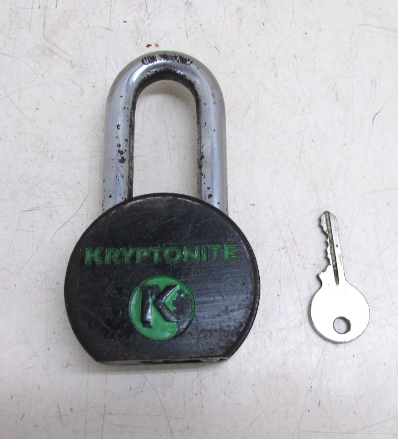KRYPTONITE 2" SHACKLE KEYED HEAVY DUTY SOLID STEEL PADLOCK, 851226