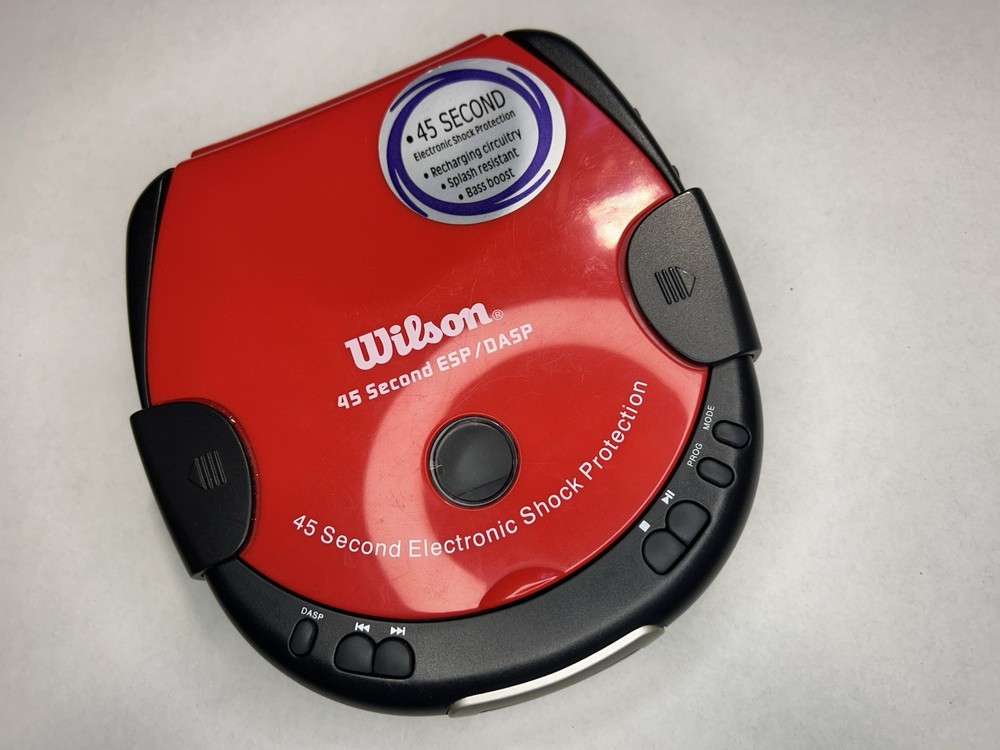 Wilson Sports Engineered Disc Man Portable CD Player