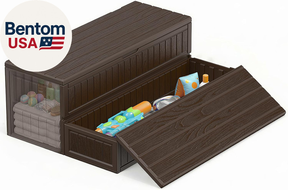 Hot Tub Steps - Double-Decker Large Storage & Snap-Together Assembly, Fully Seal