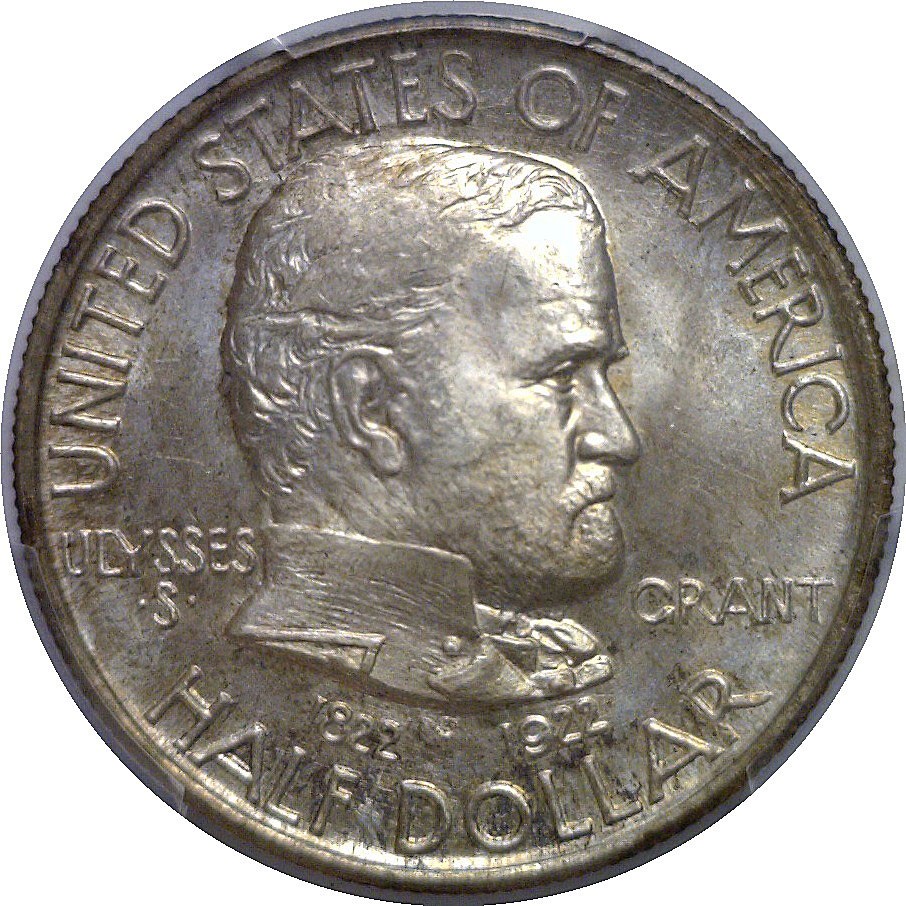 1922 Grant Commemorative Half Dollar PCGS MS-66