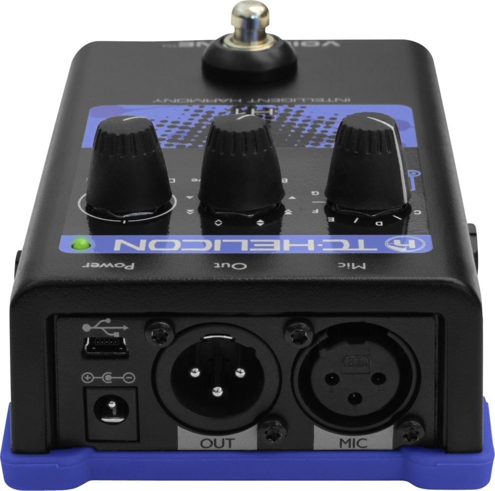 TC Helicon VOICETONE H1 Single-Button Stompbox for Realistic Guitar Controlled