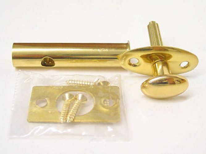 Solid Brass Twist-Out Dead Bolt