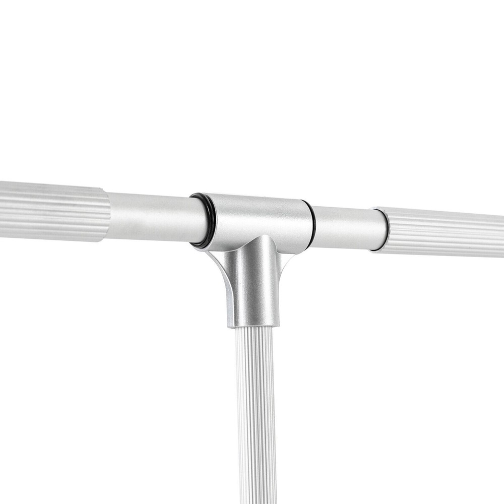 Pull Down Adjustable Side Mounted Closet Rod Clothes Hanging Rod 10 Kg/ 22lbs