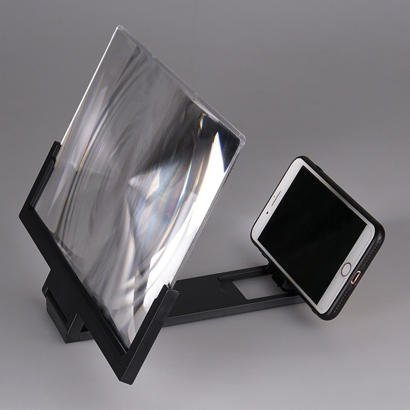 14" Smartphone Screen Magnifier 3D HD Mobile Phone Video Amplifier Stand Bracket