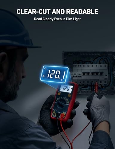 Digital Multimeter, Voltmeter 1.5v/9v/12v Battery Voltage Tester Auto