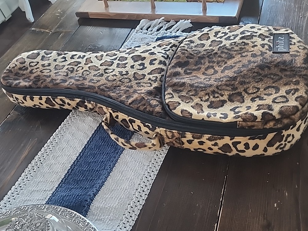🔥 PHITZ CHEETAH, LEOPARD GUITAR VIOLIN MUSICIANS BACKPACK CASE