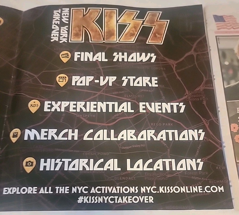 NY POST FINAL KISS SHOWS MSG -ALL 3 DAYS INCLUDING THE HTF ONE. DAY #1 VERY RARE