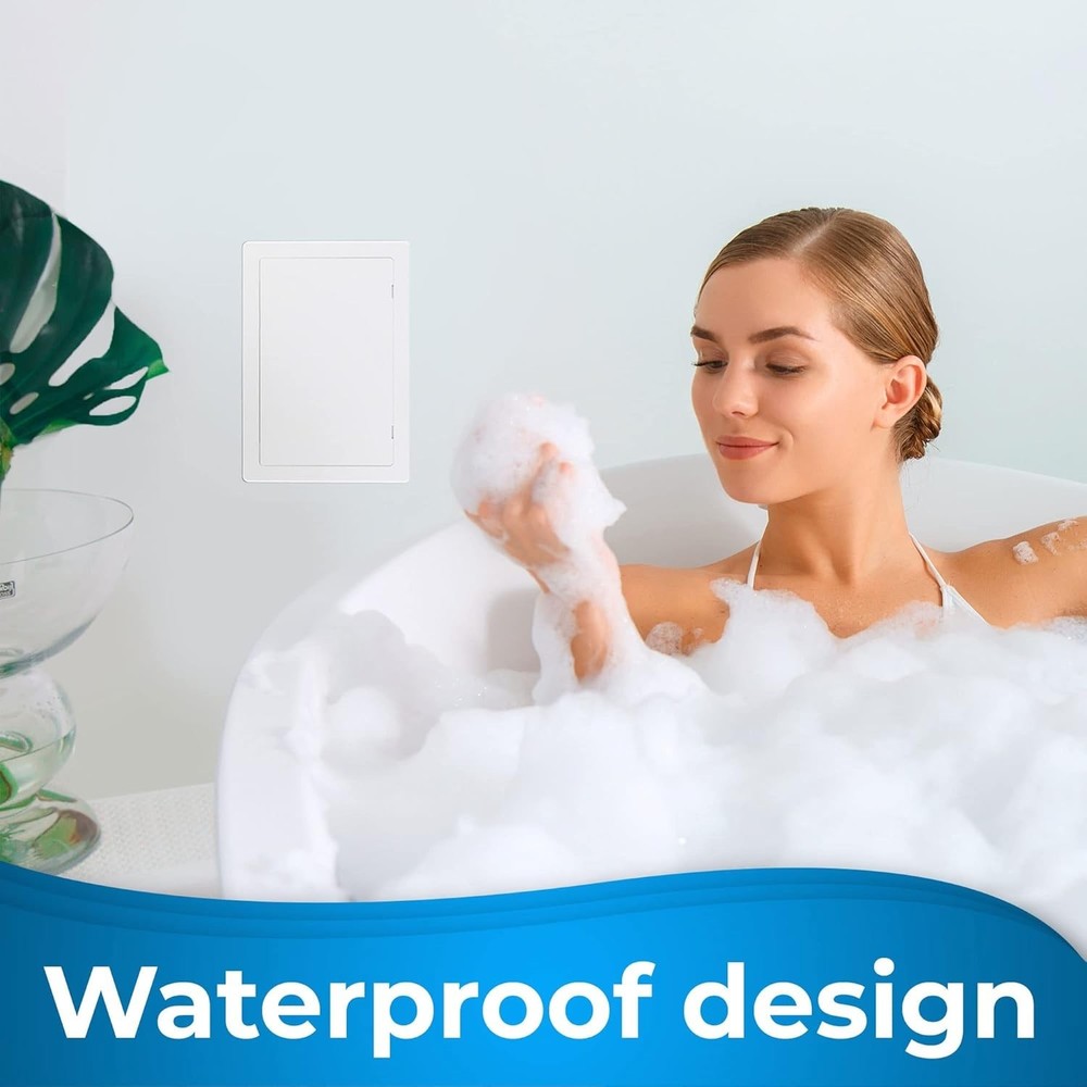 Easy-Install 4x6 Inch Wall Access Panel - Lightweight UV-Stabilized Plastic