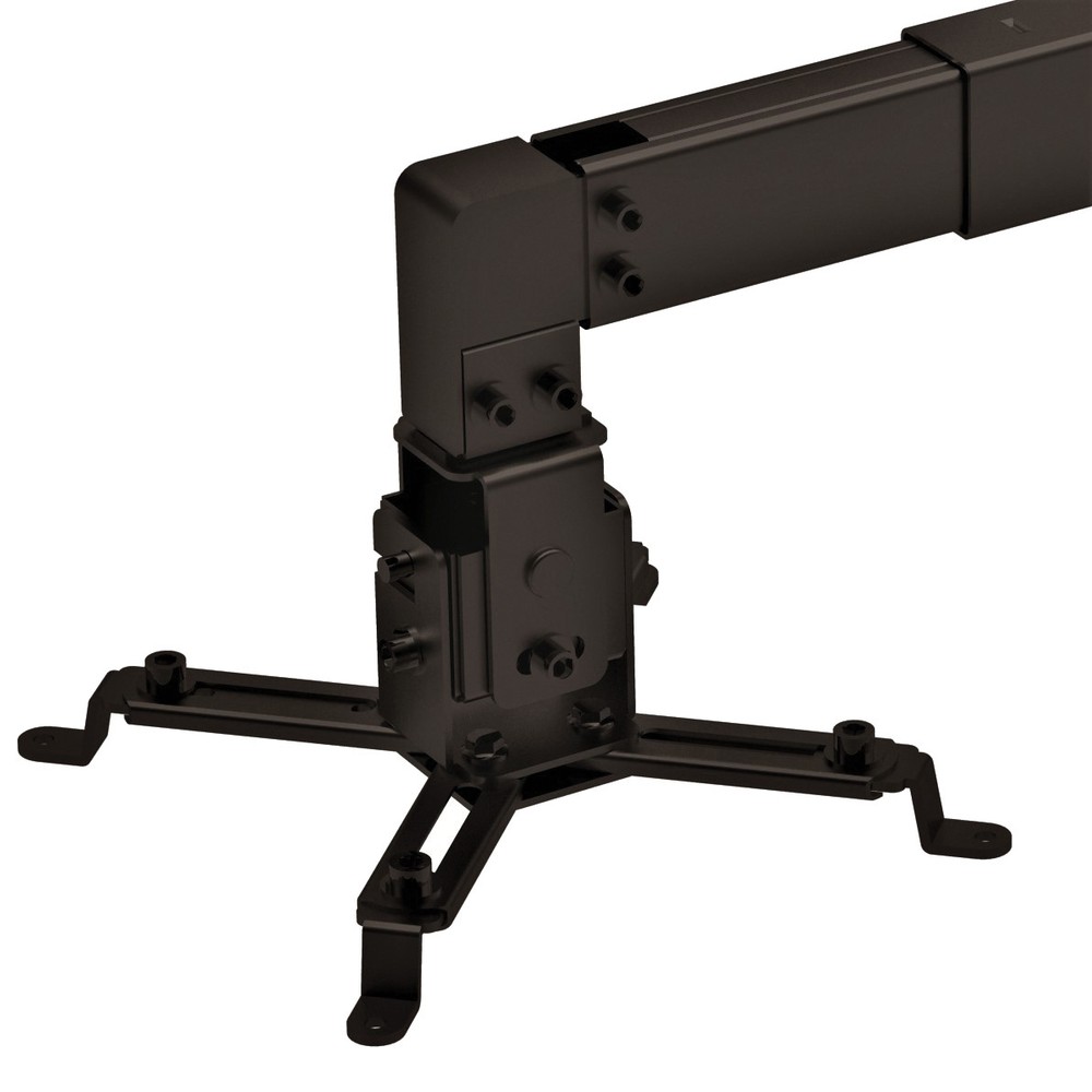 Universal Projector Ceiling or Wall Mount Bracket Tilt DLP LCD - 44 lbs - Black