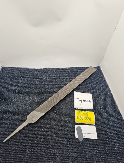 Crescent Nicholson Half Round Single Cut Pipe Liner File 15"