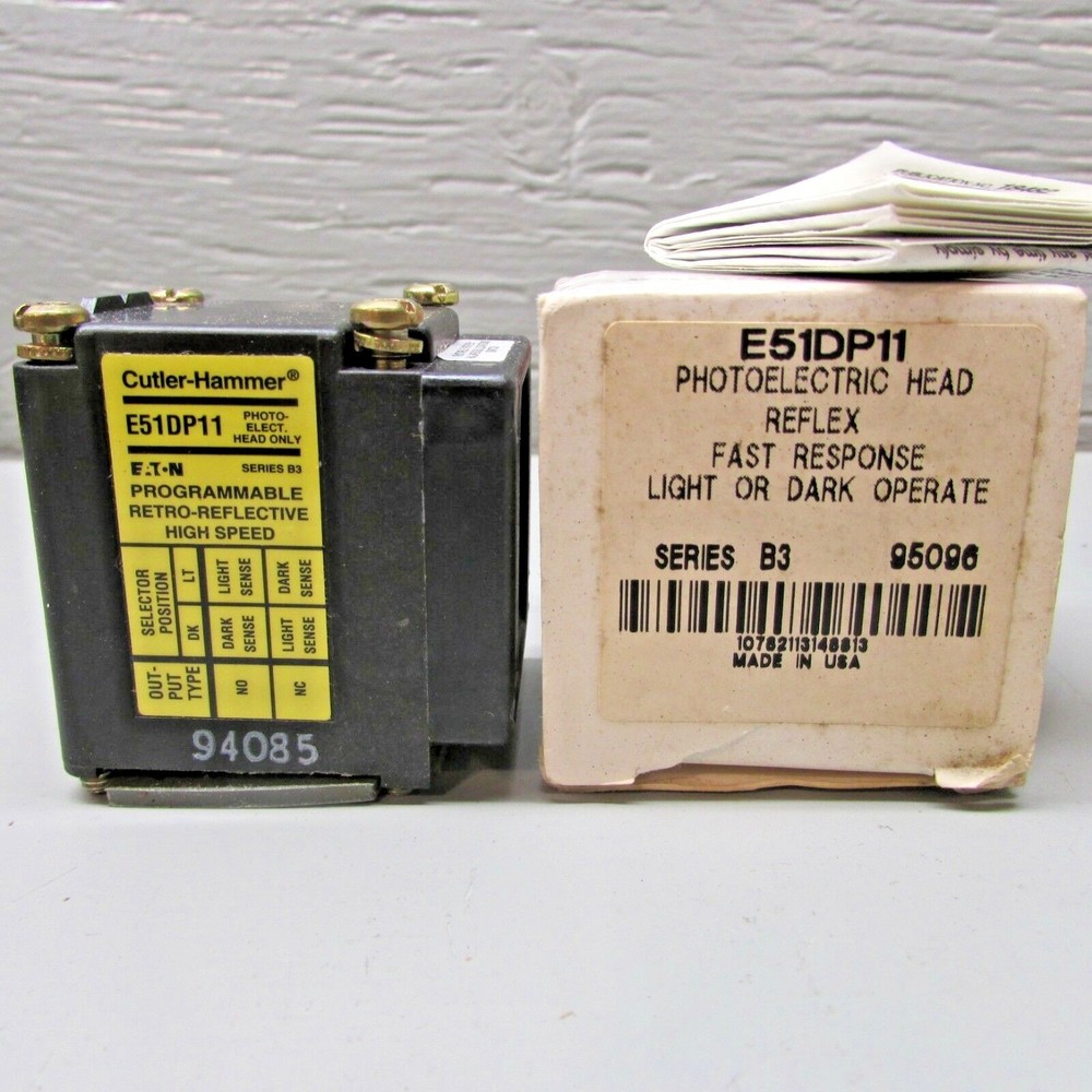 Cutler Hammer E51DP11 Photoelectric Head Reflex