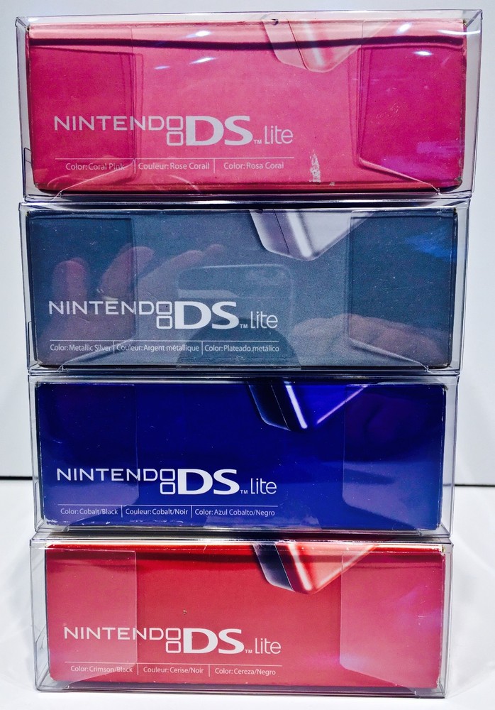 1 Box Protector For NINTENDO DS LITE Original Console Box. NTSC Display Case