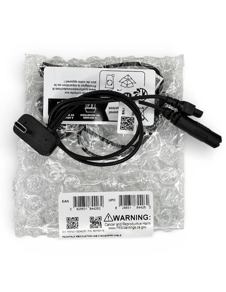 Cardo Packtalk Neo and Custom harness USB Type-C connections