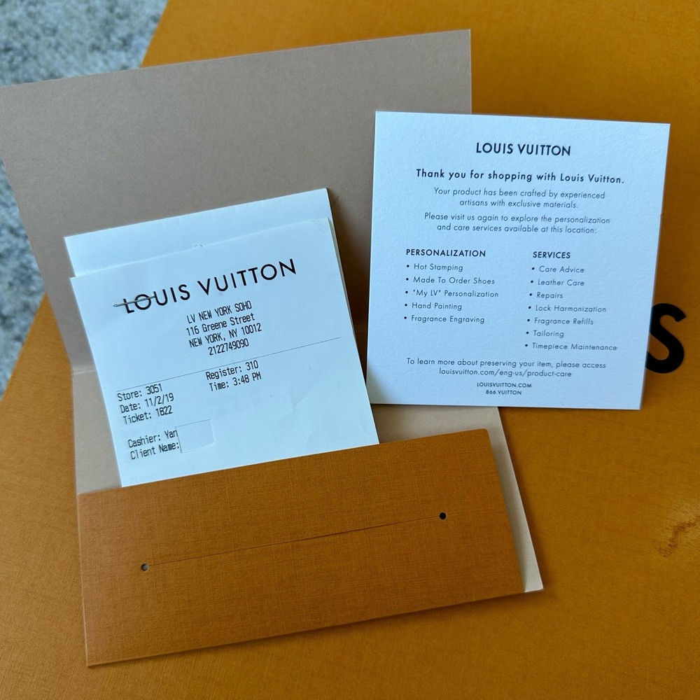 Louis Vuitton Extra Large Empty Magnetic Box & Ribbon