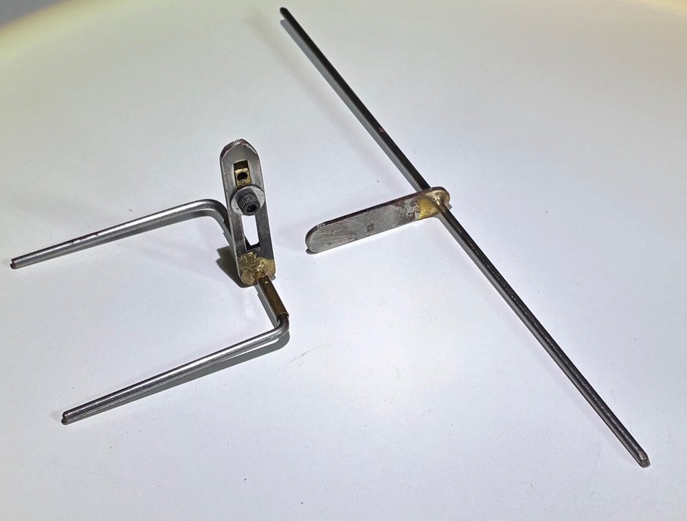 New Old Stock Ball Link Adjustable Elevator and Plain Flap Control Horns Set