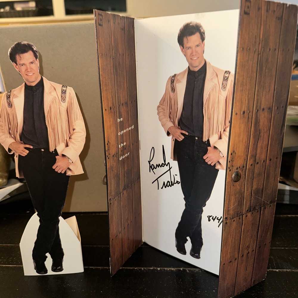 Randy Travis Promotional Double  CD Signed