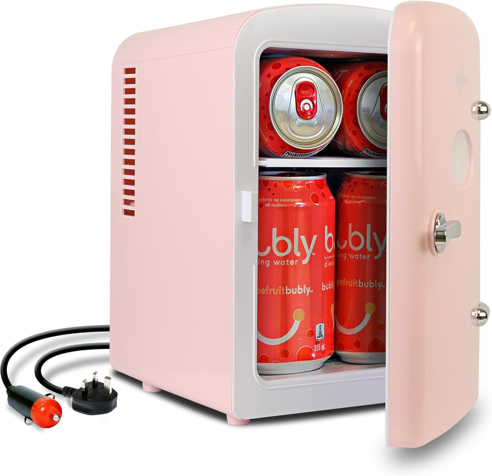 Mini Fridge - Refrigerator for Bedroom, Office, Portable Table Top Beverage Cool