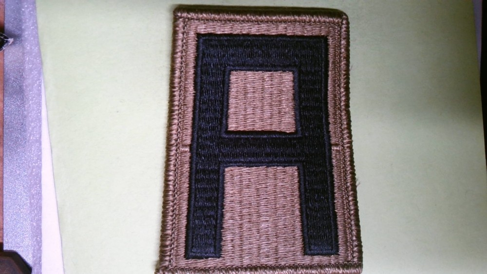 MILITARY PATCH HOOK & LOOP OCP MULTICAM US ARMY 1ST FIRST ARMY