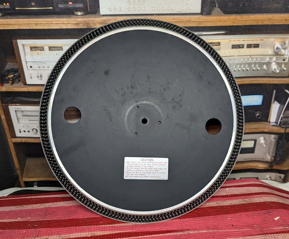 OEM platter from Technics SL-1200 MK2-A turntable
