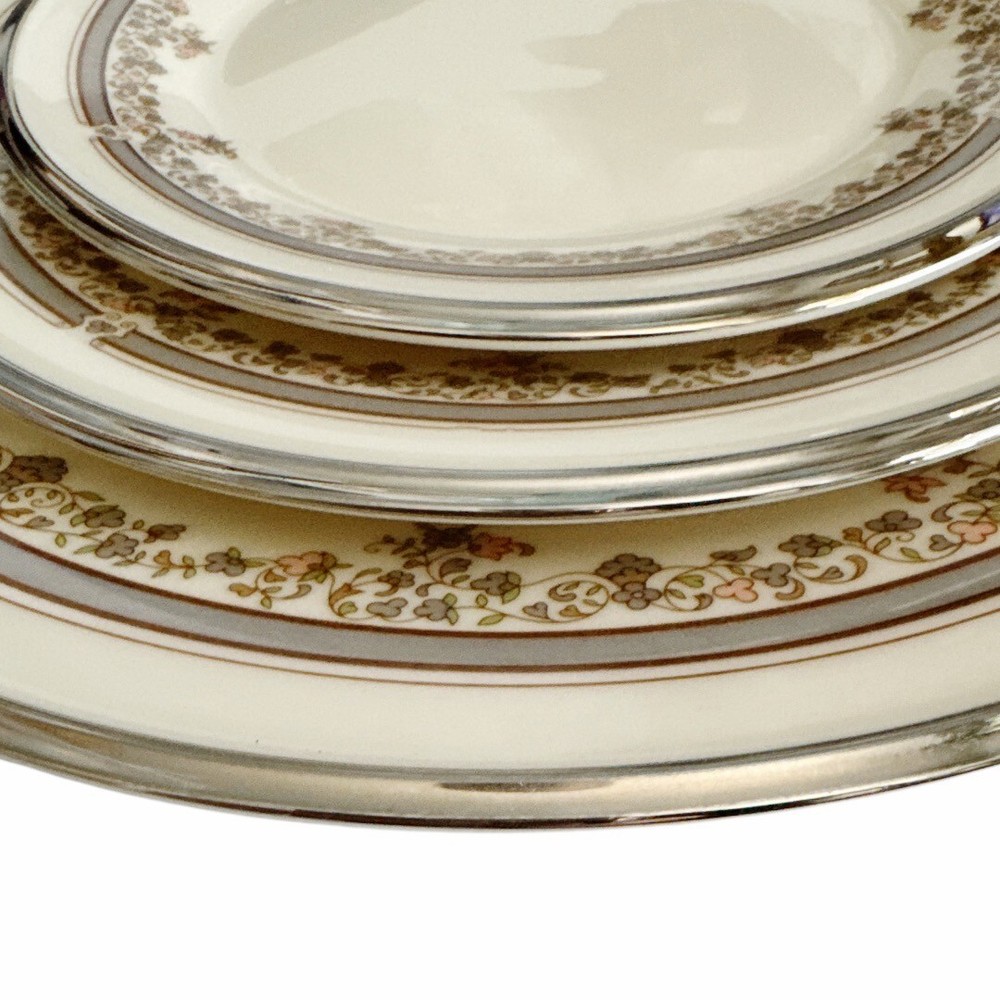 Vintage Lenox Lacepoint Porcelain Bone China Dinnerware