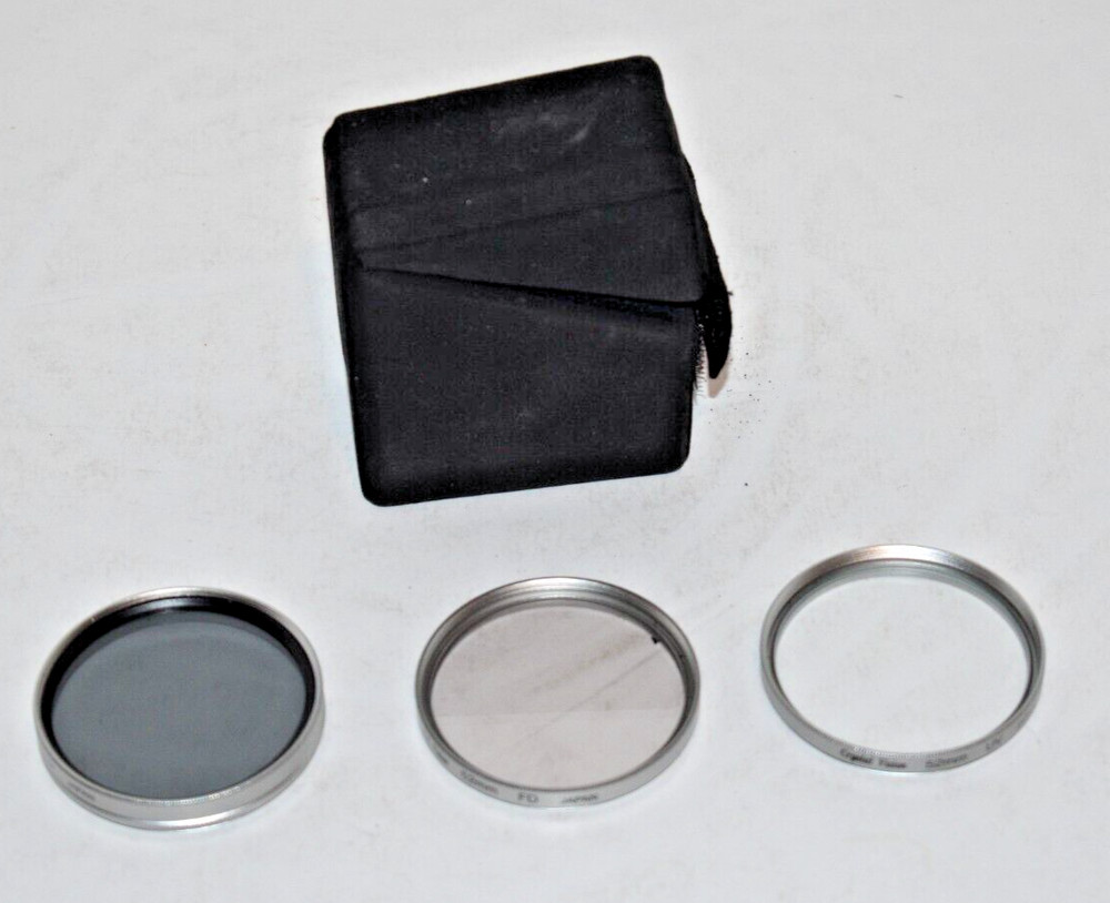 Crystal Vision 52mm Polarizer/FD/UV Filter Set - Never Used