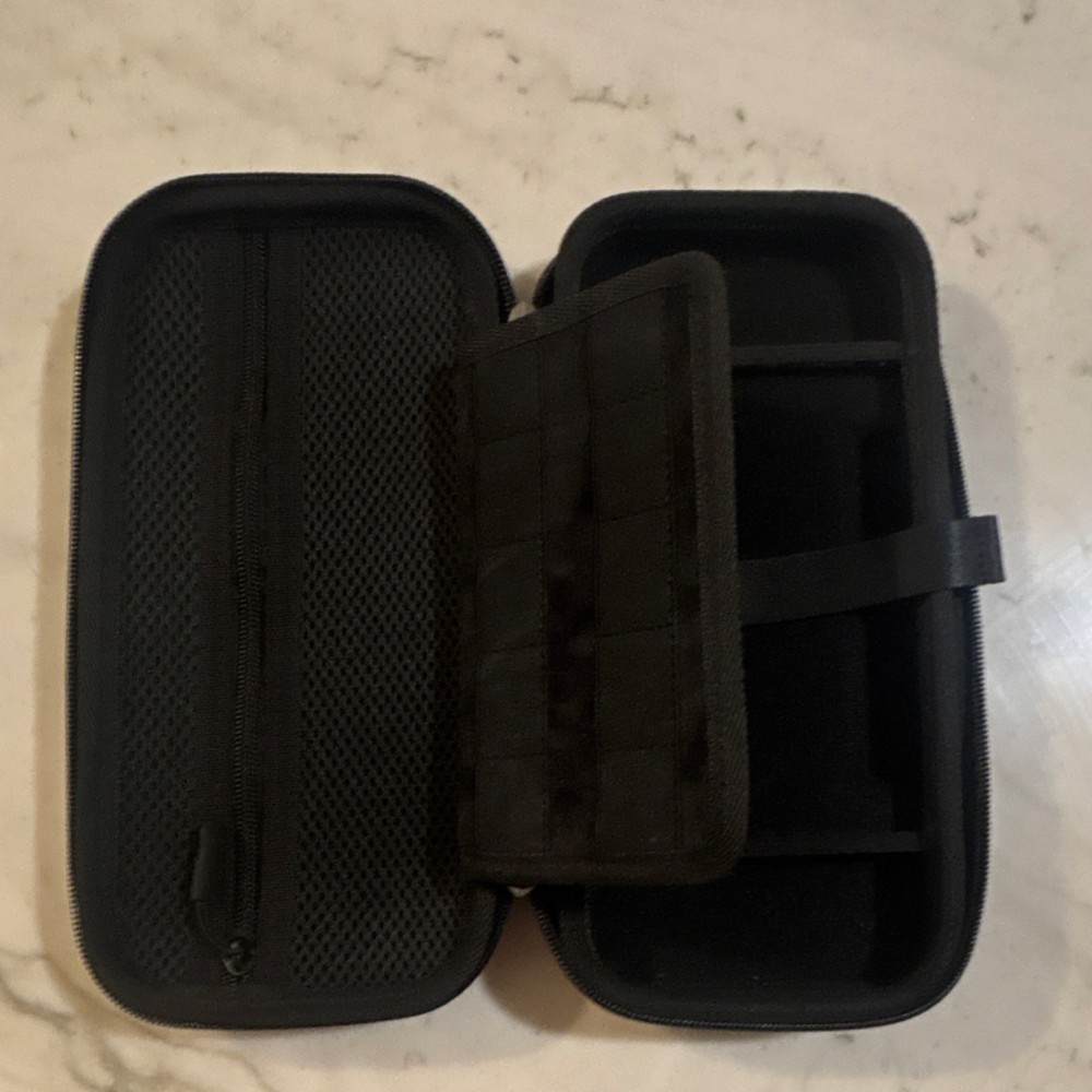 Purple Hard Shell Travel Case for Nintendo Switch Console with Handle