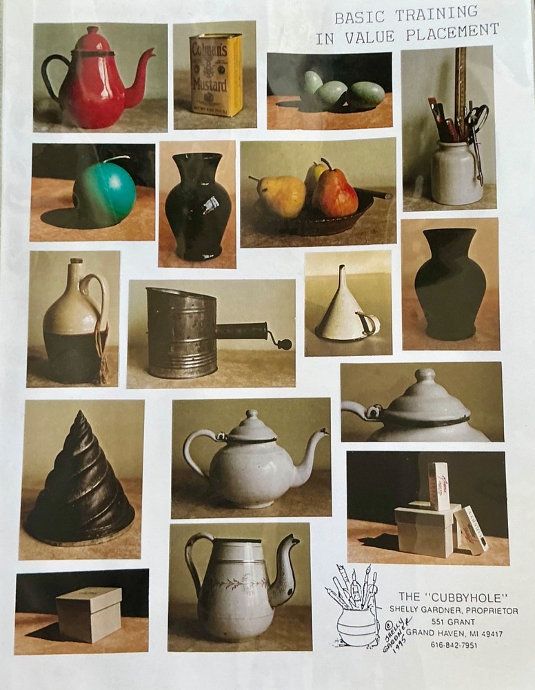 BASIC TRAINING IN VALUE PLACEMENT Study Painting Packet SHELLY GARDNER