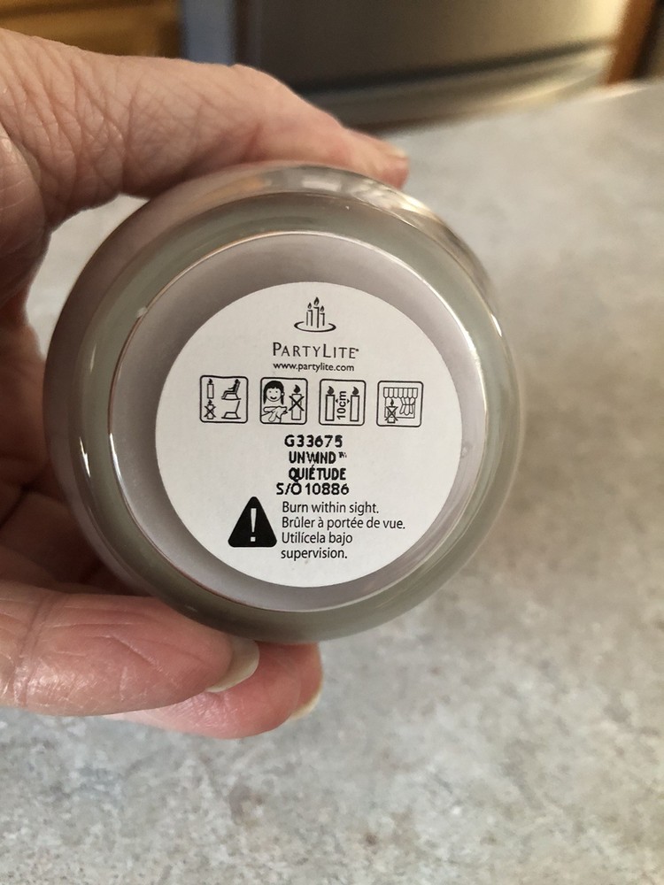 Partylite Unwind Mini Barrel Jar NEW
