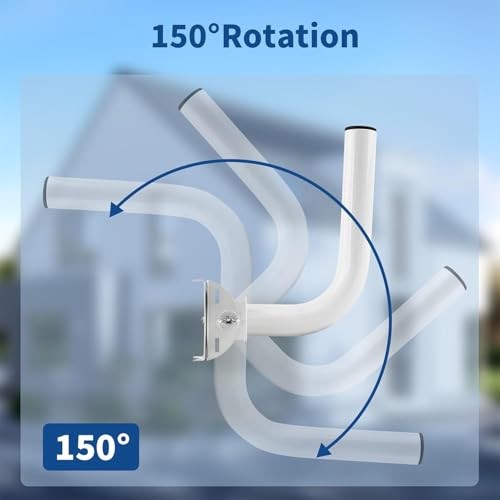 2 Pack Universal Wireless Bridge Bracket Mount, J Pole and Wall-Mounted