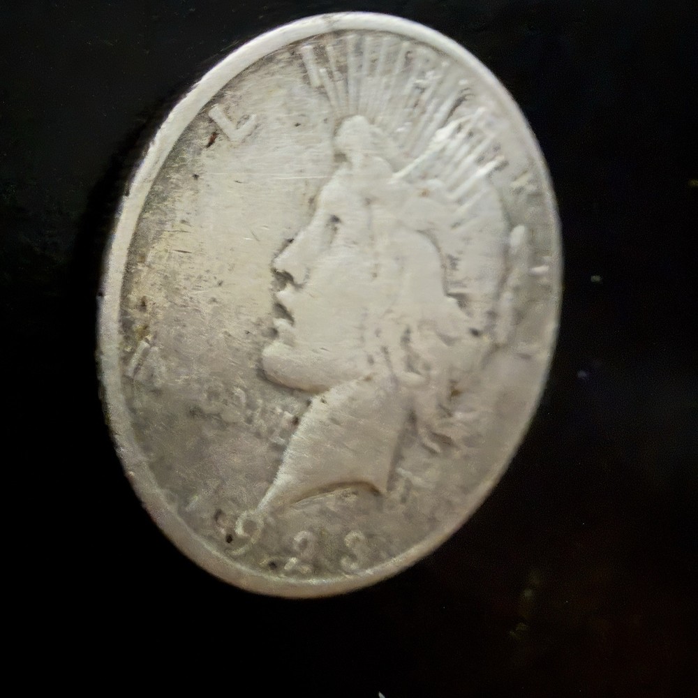 1923-S Peace Silver Dollar $1 Low Grade Nice Stacker