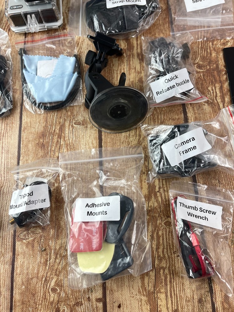 Action Savvy Camera And Attachments 007 New Open box