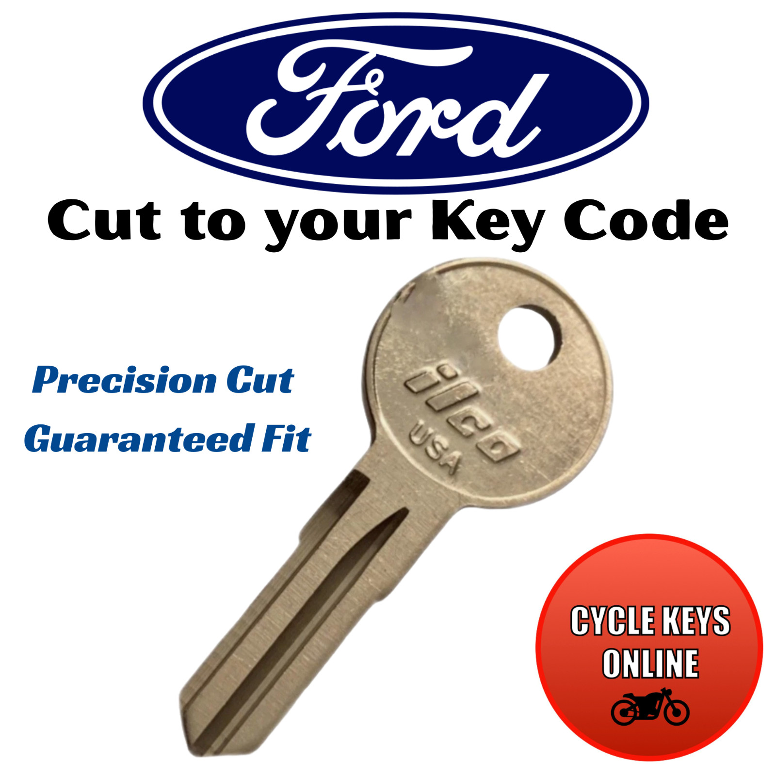 Boxlink Cleat Replacement Key Ford Truck Bed Tie Downs Cut to Code S01 - S20