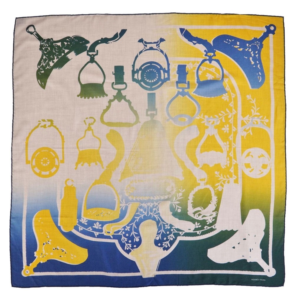 Hermès Etriers Chromatiques scarf