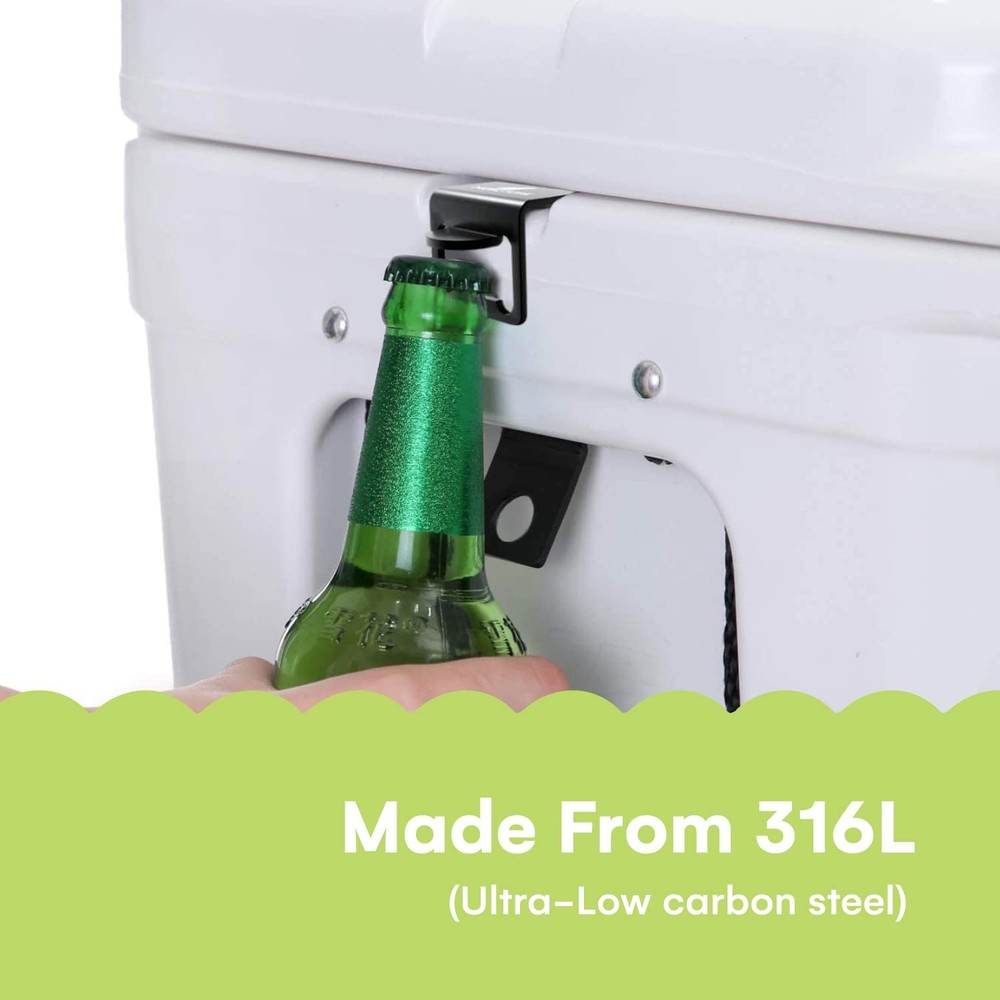Rust-Resistant Yeti Cooler Lock Bracket - Secure and Durable with Bottle Opener